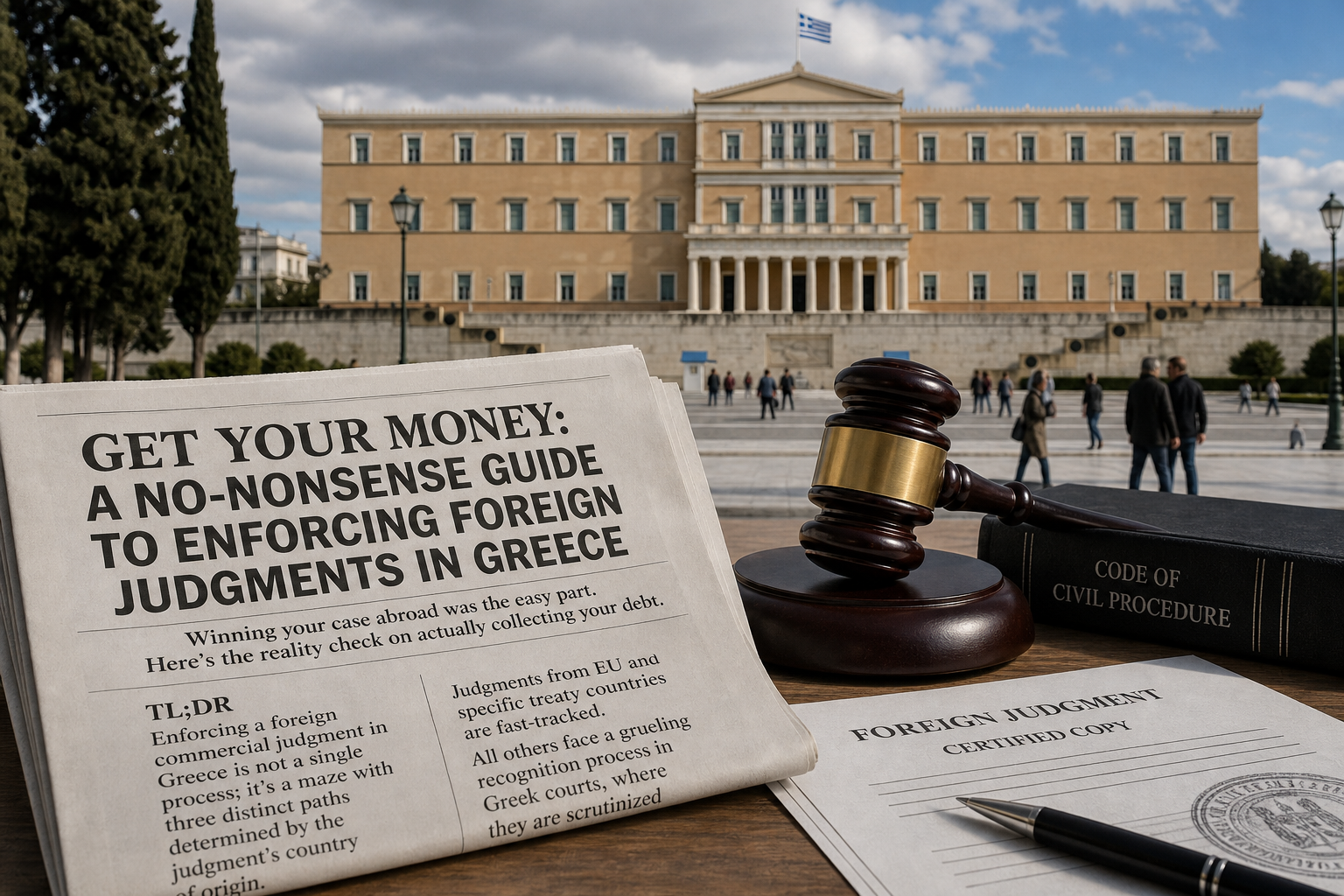 ENFORCEMENT OF FOREIGN JUDGMENTS ON COMMERCIAL MATTERS IN GREECEAs we emphasize